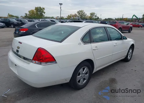 2007 Chevrolet Impala Lt from USA, damaged, VIN 2G1WT55N379404485